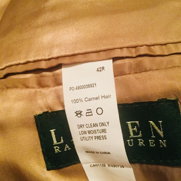 Ralph Lauren | Camel Sports Coat 42R - Picture 5 of 7